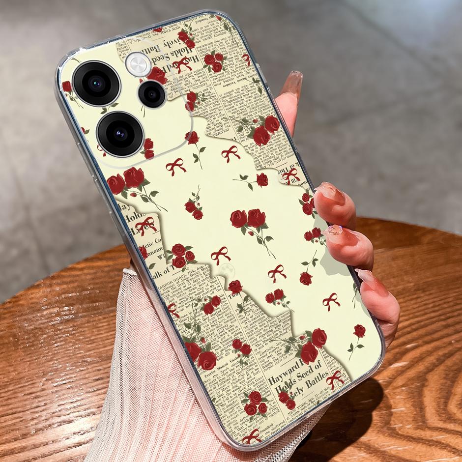 For OPPO Reno 15F 15 Pro Case Goldfish Rainbow Dog Dustproof Anti-drop Clear Phone Protector For oppo reno15pro reno15f Capinha