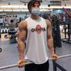 Новая мужская одежда для тренировок, хлопковый жилет для фитнеса, бега, майка без рукавов, спортивные модные майки для бодибилдинга