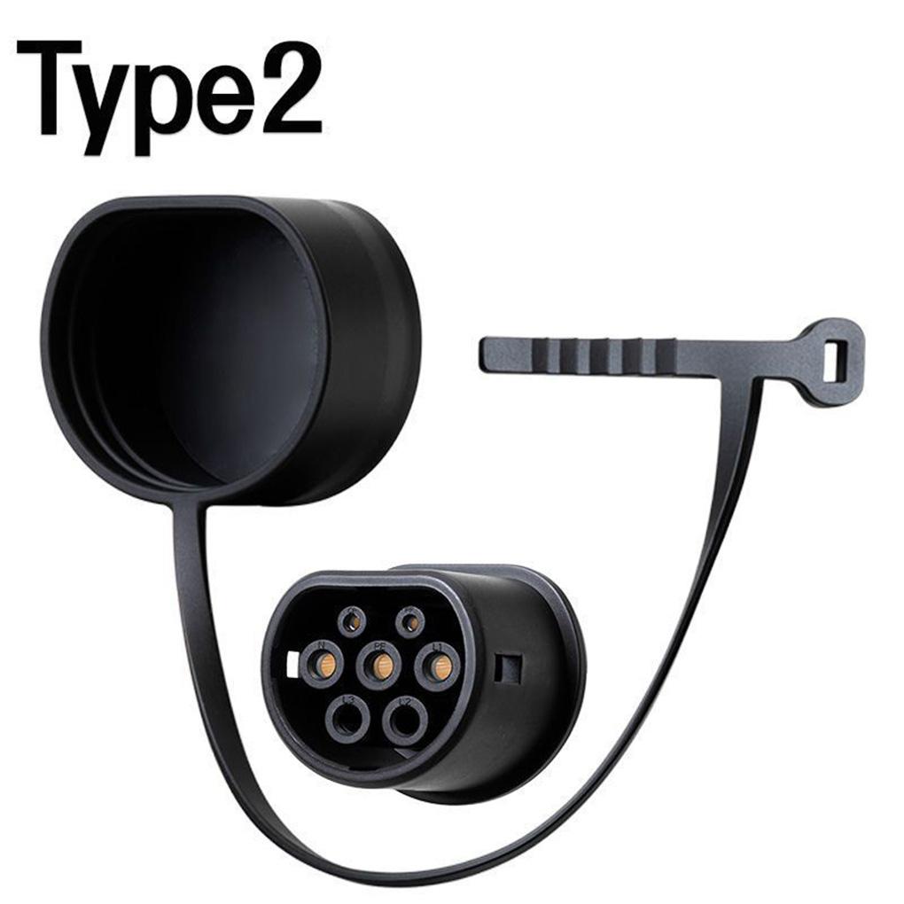 Protective Cap Charging Cable Type 2 Universal Fit Protective Cap EV Plug Type 2 For Vehicle Side