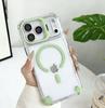 Четырехугловая противоударная, подходит для iPhone18ProMax с держателем для объектива, чехол для мобильного телефона, магнитный защитный чехол Apple 16.