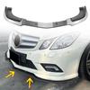 Для Mercedes Benz E-Class W207 C207 Coupe 2009-2012 Передний сплиттер-губа бампера Спойлер Матовый Глянцевый Черный Под карбон