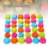 12/24/36Pcs Silicone Molds Cupcake Baking Cups Donut Baking Pan Set Nonstick