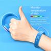 Body Temperature Monitor Silent Wristband Vibration Wake-Up LED Digital Smart Bracelet  School Use