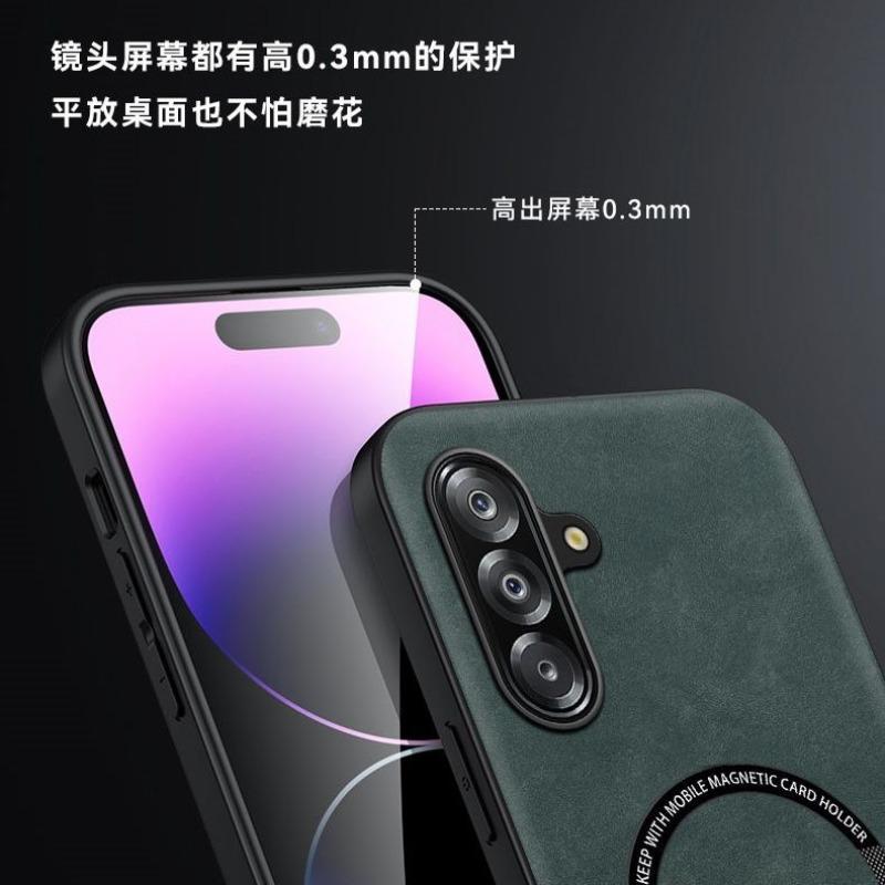 Чехол для Samsung Galaxy A37 Роскошный чехол-книжка из ПУ-кожи и силикона для Samsung Galaxy A37 5G Модный простой ударопрочный чехол