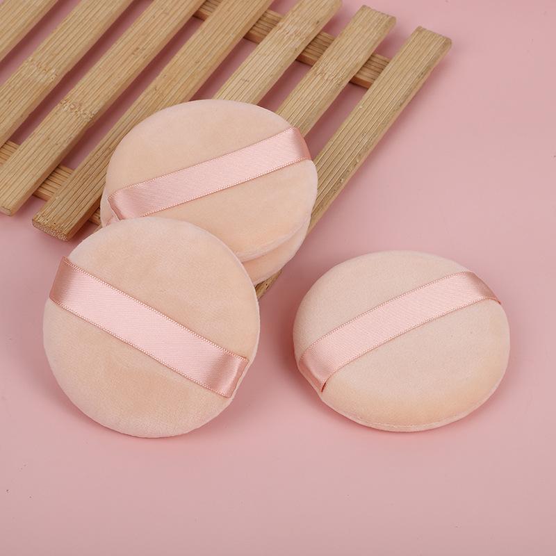 5/10pcs Professional Portable Facial Powder Foundation Puff Soft Cosmetic Puff Makeup Foundation Sponge Beauty Tool Round Shape
