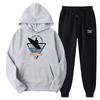 Spring And Autumn Men's Casual Sport 250g\m² Tracksuits Hoodies And Pants Clothing Oversized Sweatshirts Suits Hooded Coats