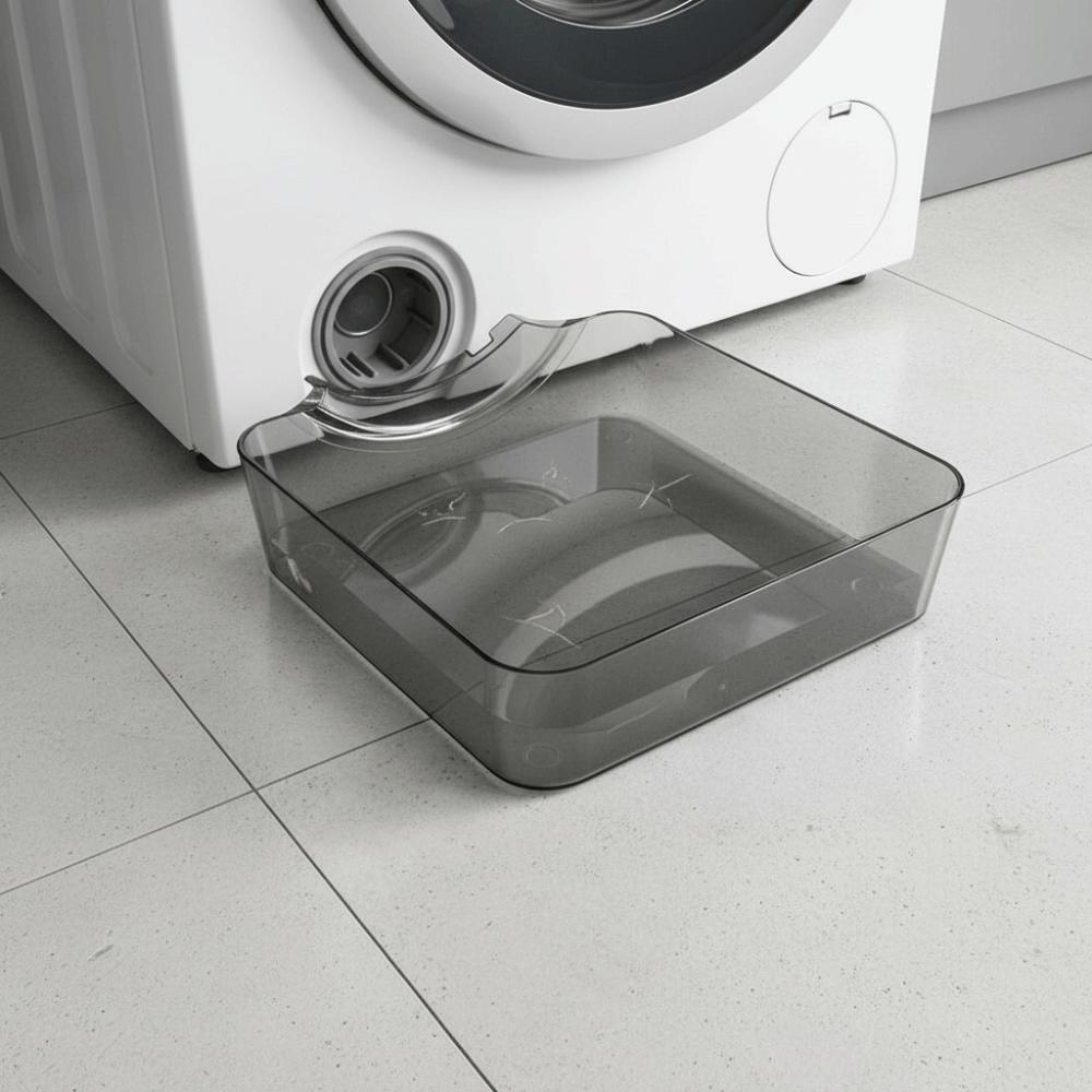 Anti-Overflow Washing Machine Drain Tray Simple Water Collection Box Laundry Room