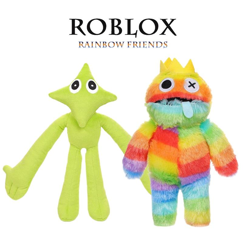 Плюшевая игрушка Roblox Rainbow Friends Синий Злодей Мягкая набивная кукла Детский рождественский подарок