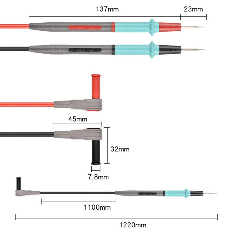 Силиконовый испытательный провод, высокоточный измерительный мультиметр, зонд, штифт, ручка