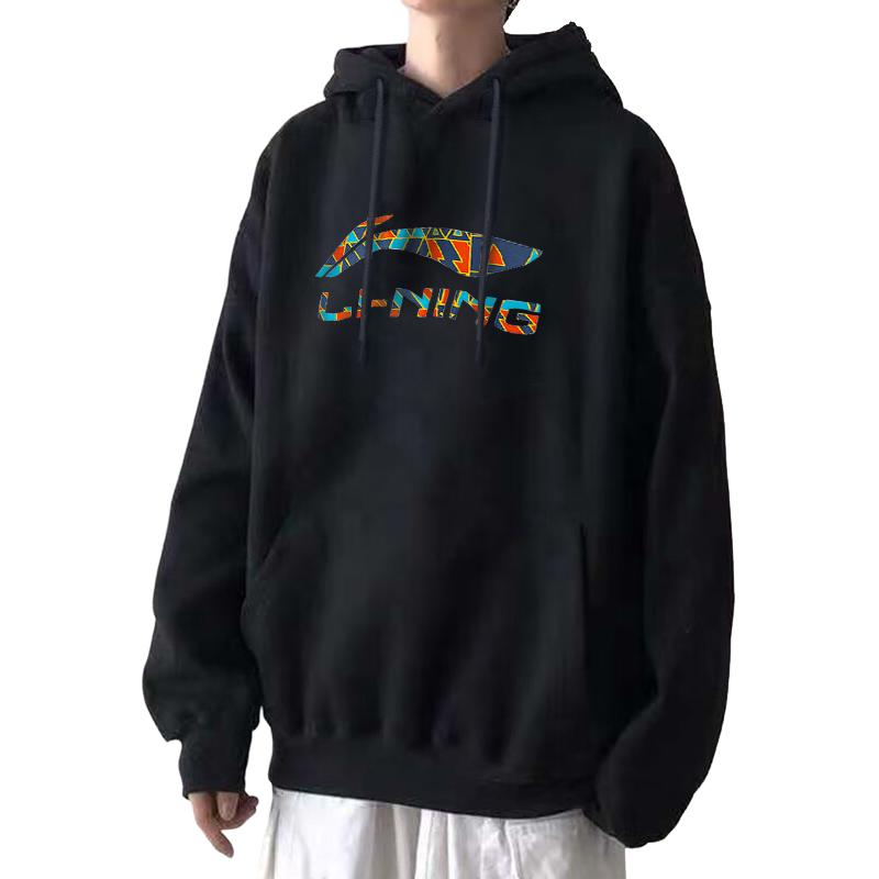 Толстовки Li Ning Унисекс С капюшоном Утепленные Обычные YWDU355
