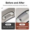 AAPA1 Car Suede Auto Emblem Roof Handle Protection Pull Gloves Accessories For Porsche 911 718 Cayenne Cayman Panamera Macan Boxster