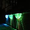 1PCS LED Solar Stair Outdoor Light Garden Yard Fence Wall  Lamp