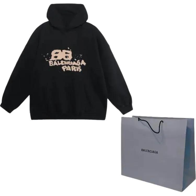 Balenciaga Sweatshirt Women's Black (Unisex) Sweatshirts 620947TNVQ11059