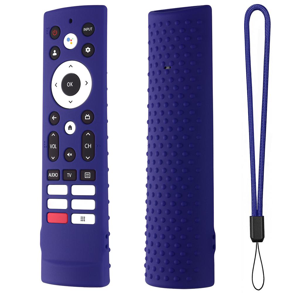 Силиконовый противоскользящий чехол для пульта дистанционного управления с отстегивающимся ремешком для телевизора Hisense Voice Remote ERF3V90H