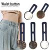 Adjustable Metal Waist Extension Button for Jeans – Expands Waist Size for Men's and Women's Pants