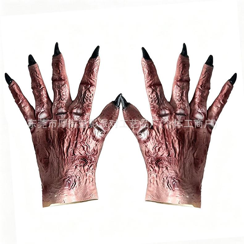 New style dried corpse mask, full-face, for Easter, escape room, scary costume, party prop, horror-themed, dried corpse gloves