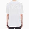 Y-3 Мужская повседневная футболка с круглым вырезом и коротким рукавом, мужские топы, белые FN3349