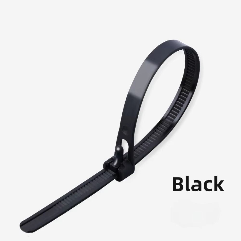 100 PCS Heavy Duty Nylon Universal Cable Tie Buckle Plastic Cable Ties Tool Cable Stripper Tool