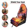 Universal Car Seat Towel Cover: Front Seat Protector for Gym, Workout, All Seasons - Fits Most Vehicles
