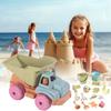 Пляжные игрушки набор подарочный пакет песочные игрушки для детей песочница с набором для песка лопатка формочки ведро игрушки O K9X3