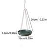 Bird Feeder Plate Adjustable Bird Feeding Tray with Chain Bird Water Bowl Hanging Bird Bath Plastic Outside Bird Tray Tree