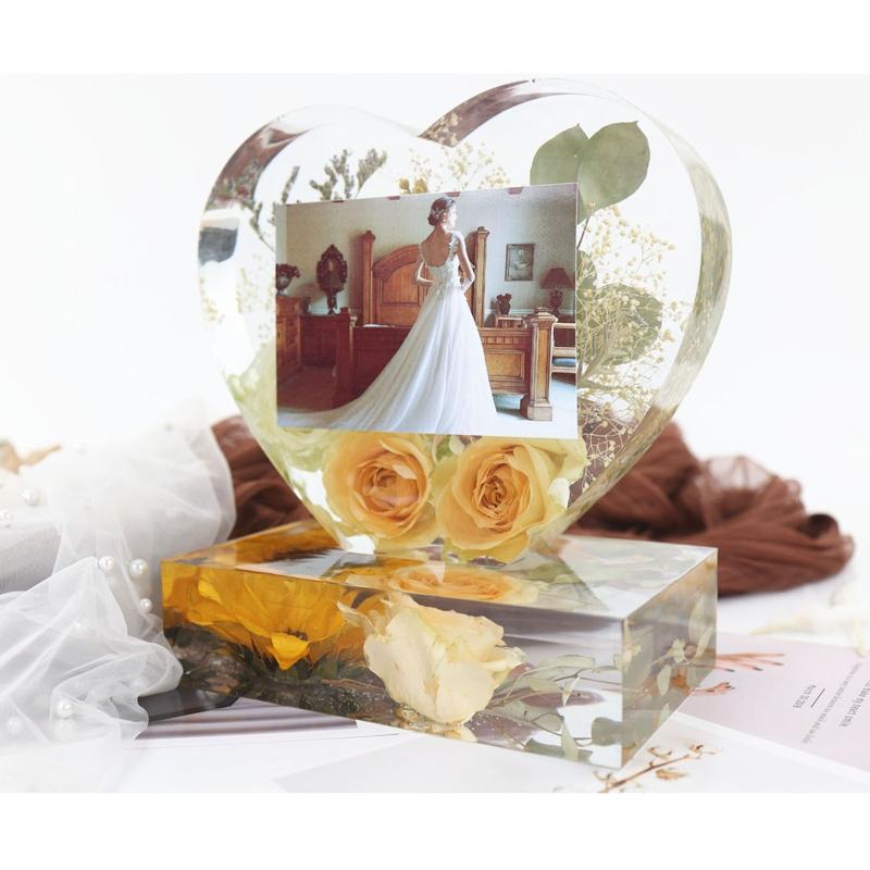 Рамка для фотографий на День святого Валентина, формы из смолы, прямоугольная рамка для фотографий, силиконовая форма, форма из эпоксидной смолы в форме сердца, изготовление поделок