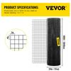 Hardware Cloth, 24\" x 100\' & 1\"x1\" Mesh Size, Galvanized Steel Vinyl Coated 16 Gauge Chicken Wire Fencing with A Cutting Plier & A Pair of Fabric