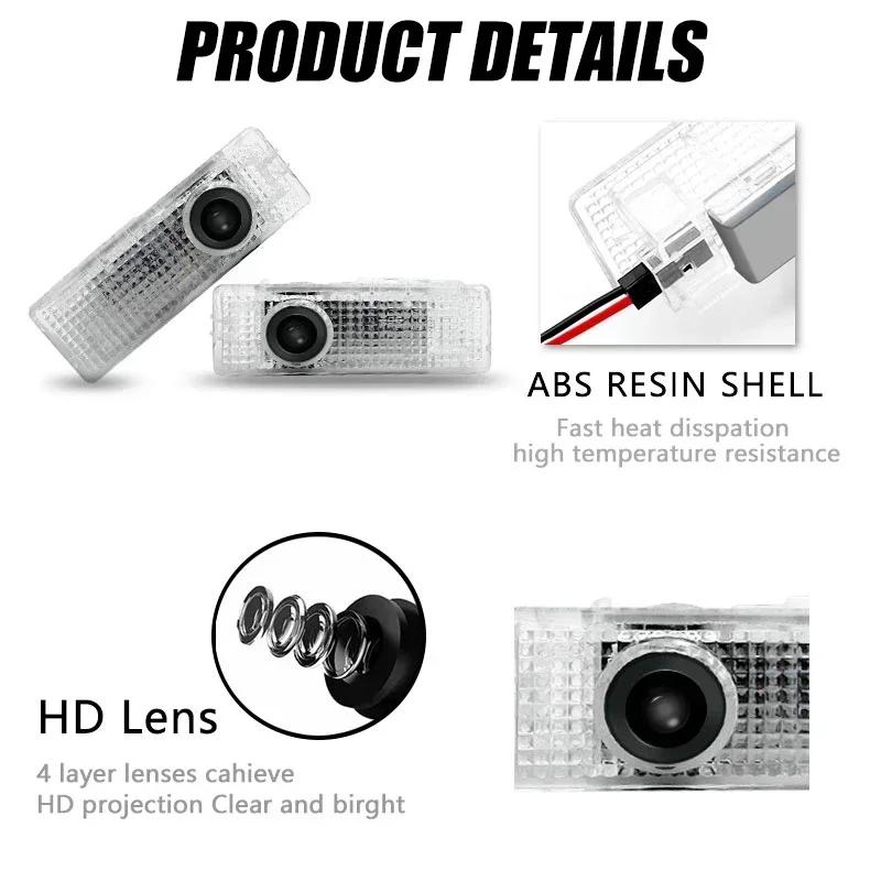 2/4pcs Car Welcome Light For BMW Mini Cooper Works R55 R56 R50 R53 R60 R61 F54 F55 F56 F60 Auto Accessories gzpxv22