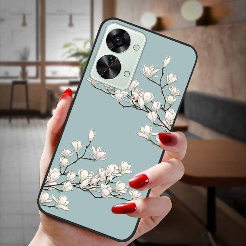 Чехол для OnePlus Nord 2T 5G Чехол 3D Рельефный Мультяшный Мягкий ТПУ Задняя крышка телефона Для One plus Nord 2T 5G Чехлы Корпус Coque Рельефный