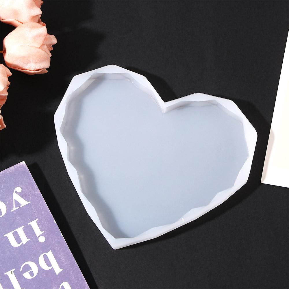 Shaped Cup Mats Silicone  Edge Coaster Mold Resin Casting Mold Pad Clay Tools Tray Mould