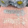 Note Snowflake Metal Cutting Dies Stencil for DIY Scrapbooking Photo Album Embossing Paper Cards Crafts Diecuts