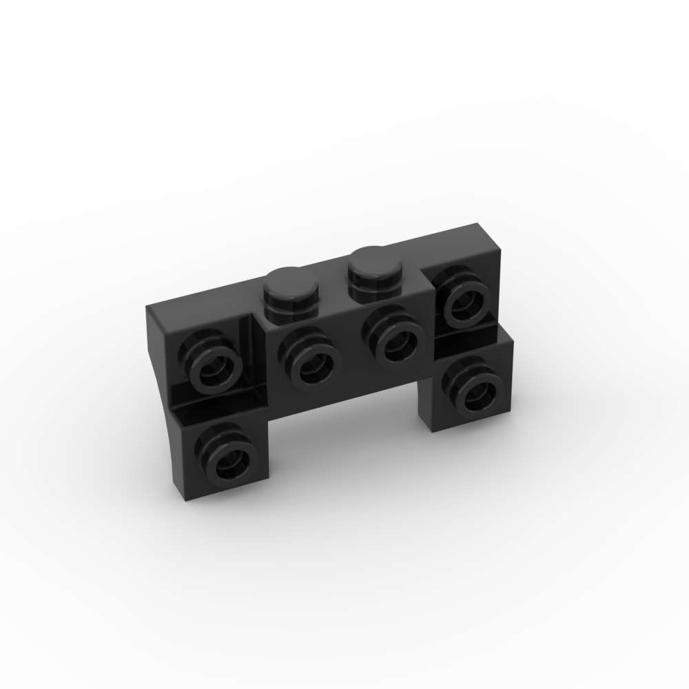 Нетоксичный Moc 10 шт. 14520 Модифицированный 2x4-1x4 с 2 утопленными штырьками Набор строительных блоков Тонкий боковой кирпич Частицы Игрушка Подарки на день рождения для детей
