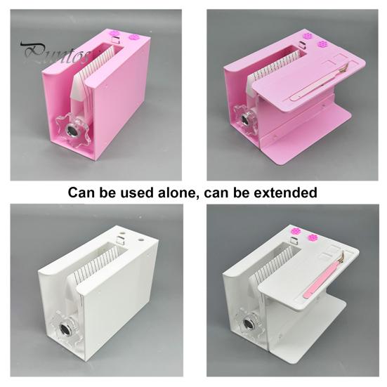 Acrylic Eyelash Root Splitter Manual Eyelash Fanning Machine Fan Maker Professional Women Eyelash Flowering Tools Lashes Extension Supplies