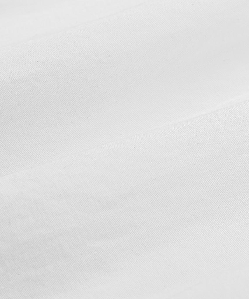 LETTERCOMO Airy Oversized Tencel Short Sleeve Shirt Ivory
