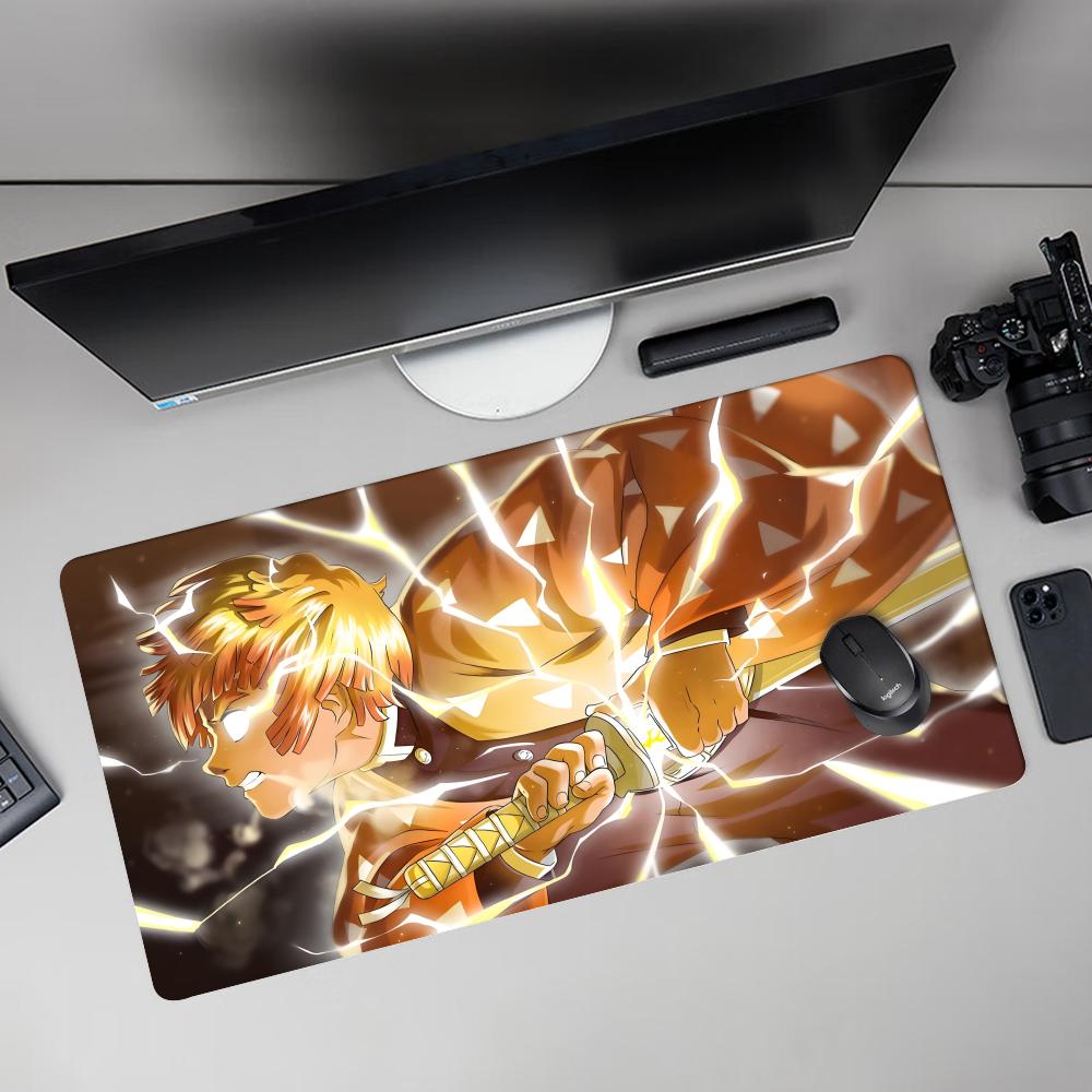 Mouse Pad Desk Mouse Pad Cute HD Desk Pad Extended Gaming Keyboard Mats Large 100x50cm XXL Z-Zenitsu Gamer Mousepad