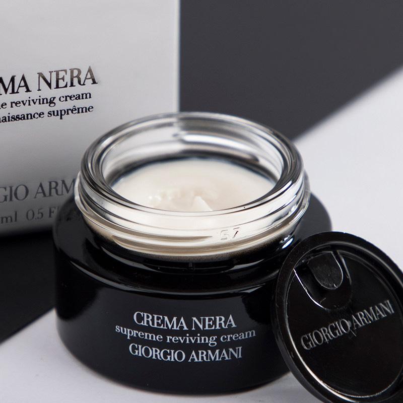 Armani Crema Nera Восстанавливающий крем 15 мл - Роскошный увлажняющий крем для лица в подарок