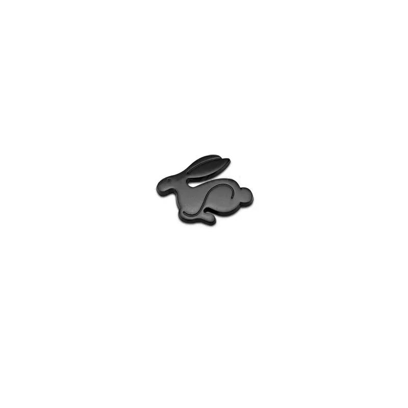 opq1 1Pcs Car Accessories Grille Badge Sticker Rabbit GTI Logo Decal For VW GTI Polo Golf Passat Scirocco Jetta Tiguan Beetle Touran