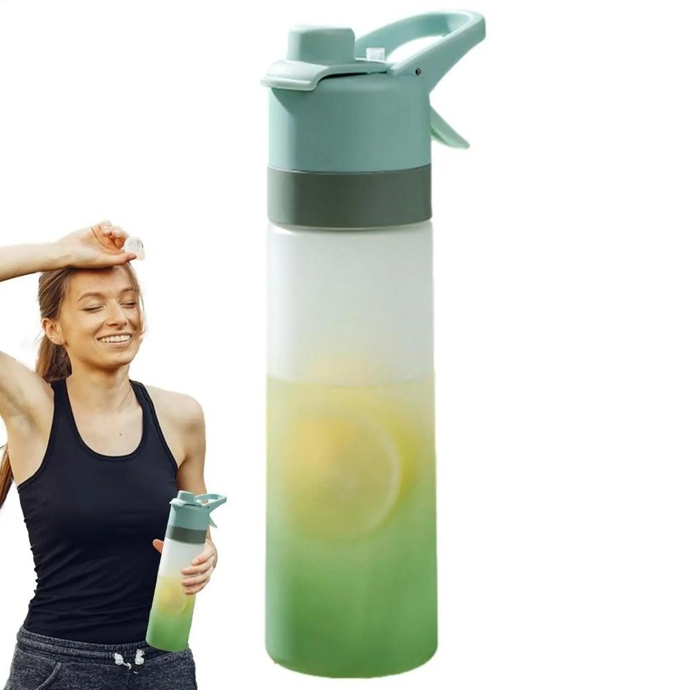 Gradual Fog Surface Sports Water Kettle Large Capacity Drinking Kettle Cooling Spray Cup Fitness