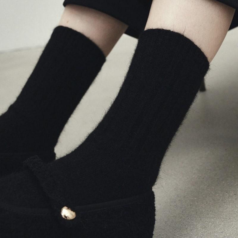 LOEIL Базовые пастельные носки из ангоры - 5 цветов