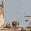 Wallpaper Geometric Pattern Gray and Light Gray 50x1000