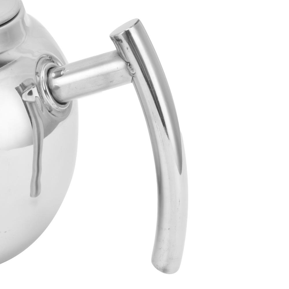 Stainless Steel Stainless Steel Teapot Mirror Polish Tea Kettle Cold Water Kettle Restaurant Use