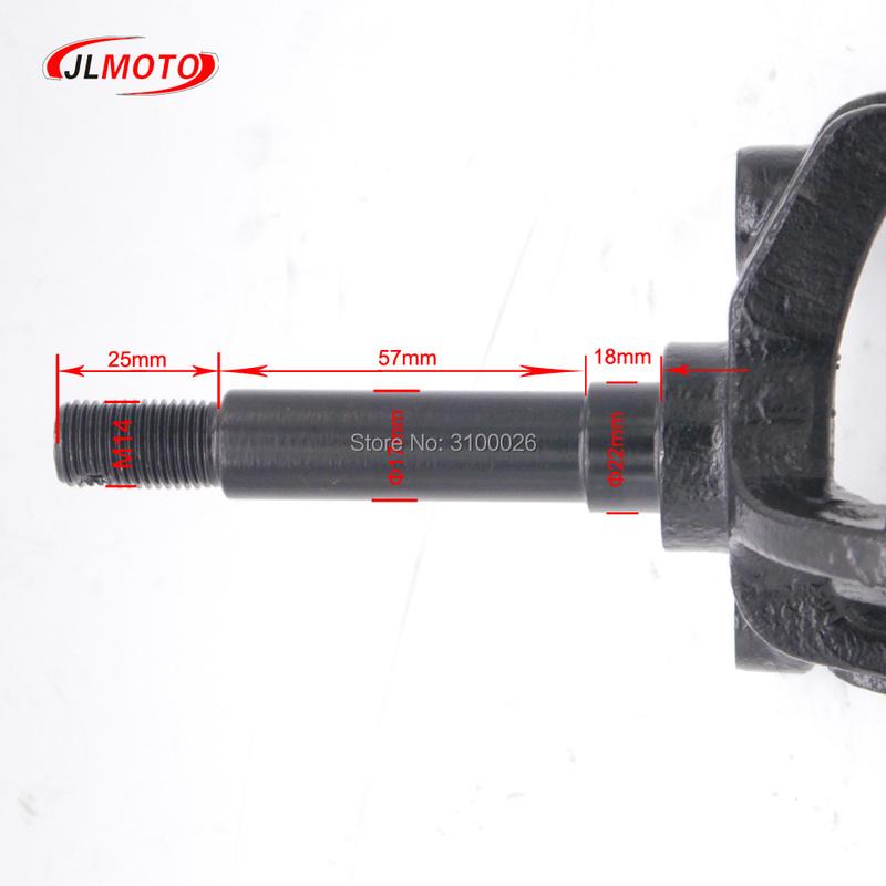 1Pair/2pcs Steering Strut Knuckle Spindle Fit For China ATV 110cc 150cc 200cc 250cc Go Kart Buggy UTV Quad Bike Parts