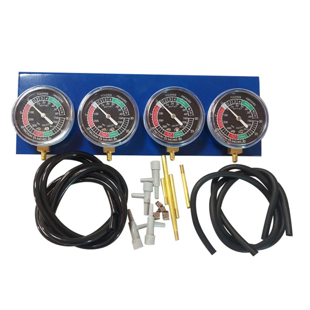 4 Cylinder Carburetor Synchronizer Kit Vacuum Gauge Balancer Sync Balancing Gauges for Motorcycle