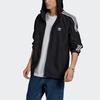adidas Оригинальная куртка-худи с 3 полосками Wb Fz для мужчин Черная Мужская GN3475