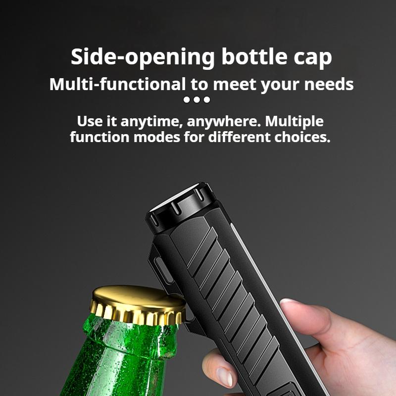 Магнитный Перезаряжаемый Портативный Рабочий Фонарь с Индикатором Батареи, Корпус из Алюминиевого Сплава с Двойным Источником Света, Кемпинг, Морозостойкий