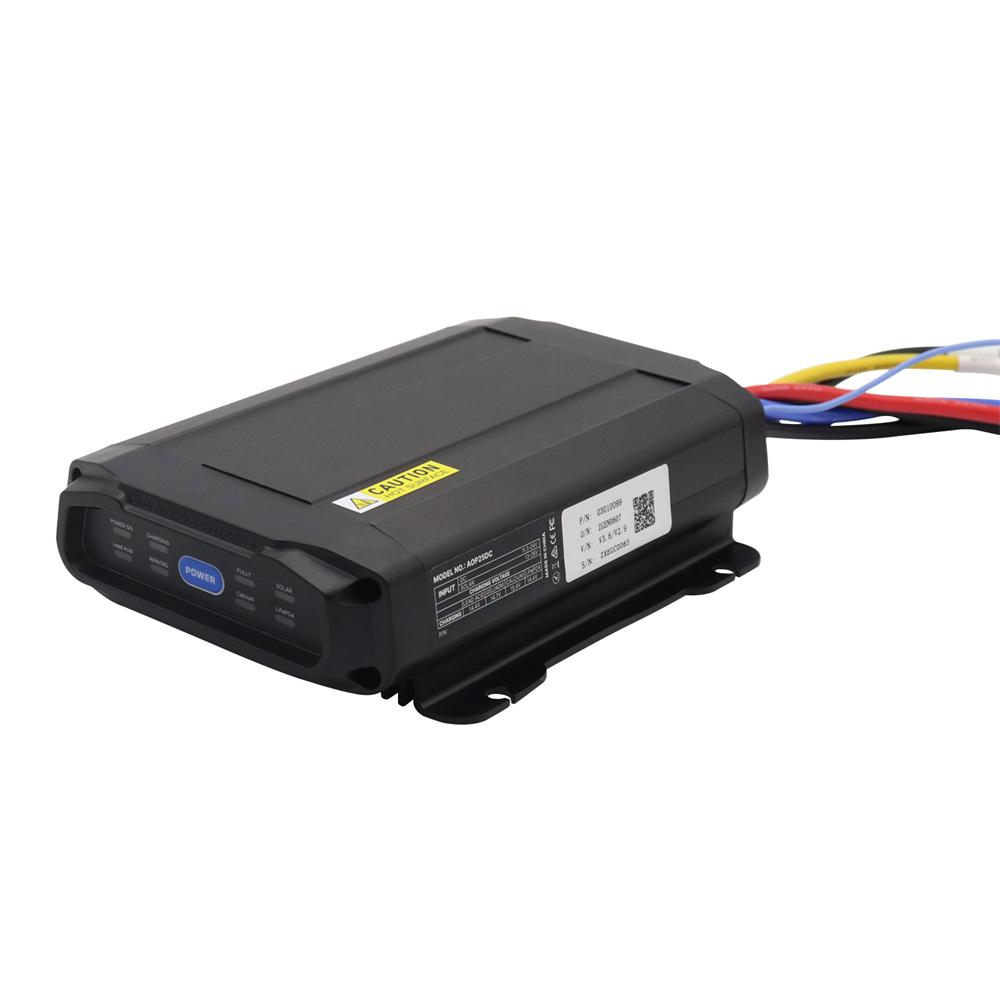 Автомобильное зарядное устройство 25A DC для солнечной батареи с двойным входом, подходит для автодомов, кемперов, прицепов, лодок