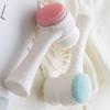 2pc Silicone Face Wash Brush Double Side Manual Cleansing Brush Face Massage Brush Color Random