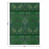Peacock Art Deco/Art Nouveau in Arsenic Green Throw Blanket Bed Decorative Beds Plush for winter Blankets