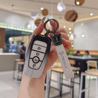 Чехол для ключа и цепочка Lincoln Aviator, Navigator, Continental, MKZ/MKC