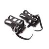 Bicycles Pedals Toe Clip Cage Spin Pedals with Toe Clip and Strap for Exercise Outdoor Cycling, Indoor Stationary Bike